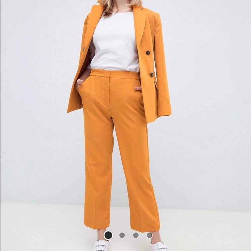 ASOS cropped wide leg pants.